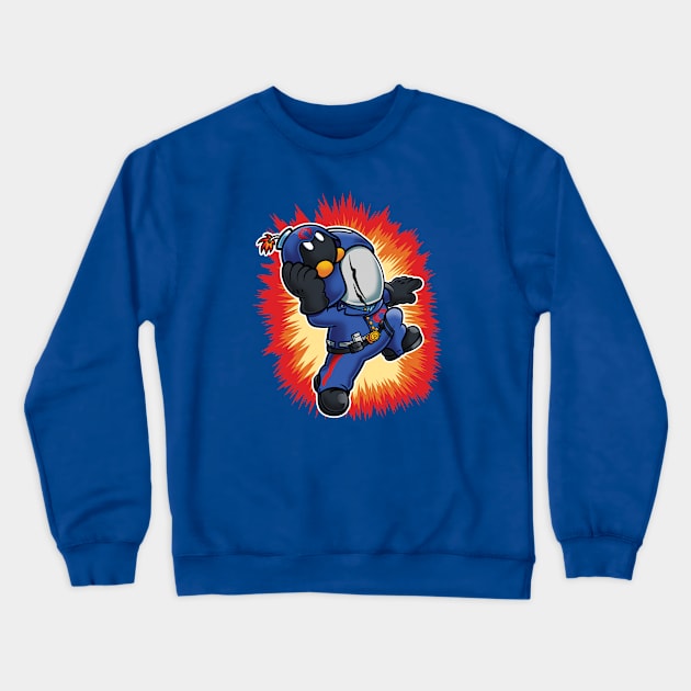 Super Cobra Bomb Crewneck Sweatshirt by Jc Jows